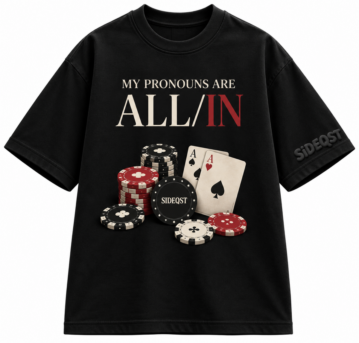 ALL IN TEE — Black