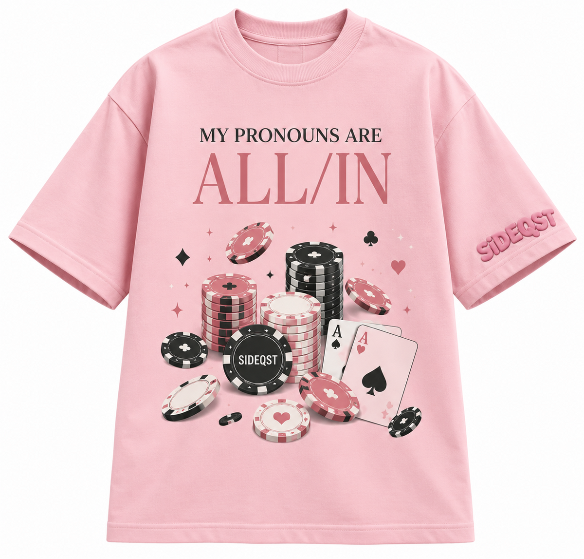 ALL IN TEE — Pink