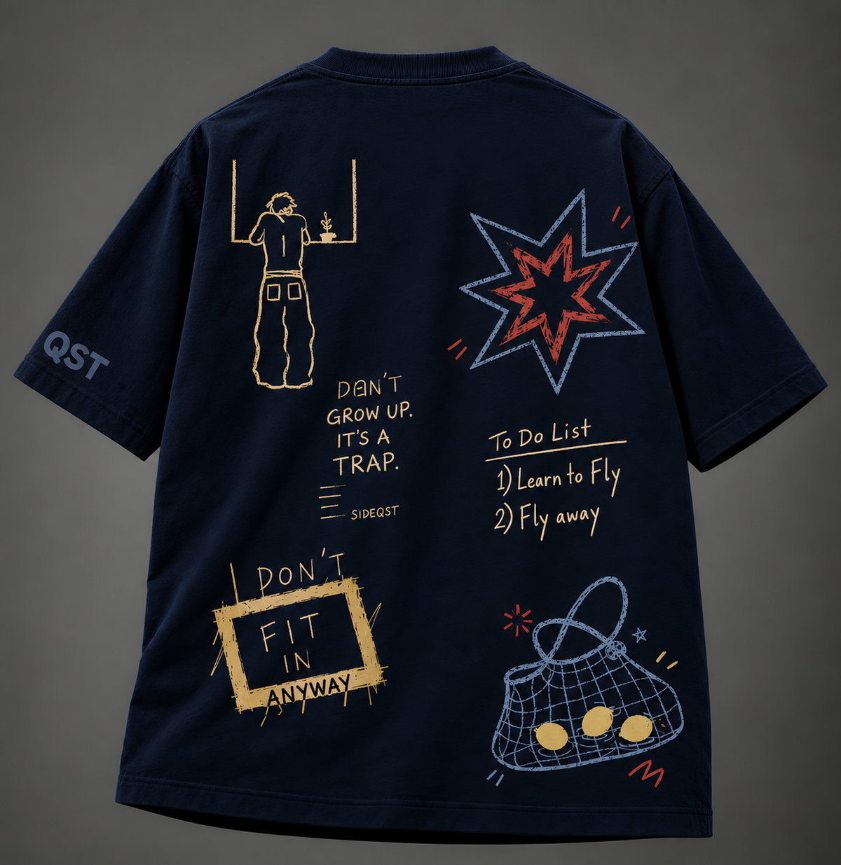SIDEQST Audacity Tee back