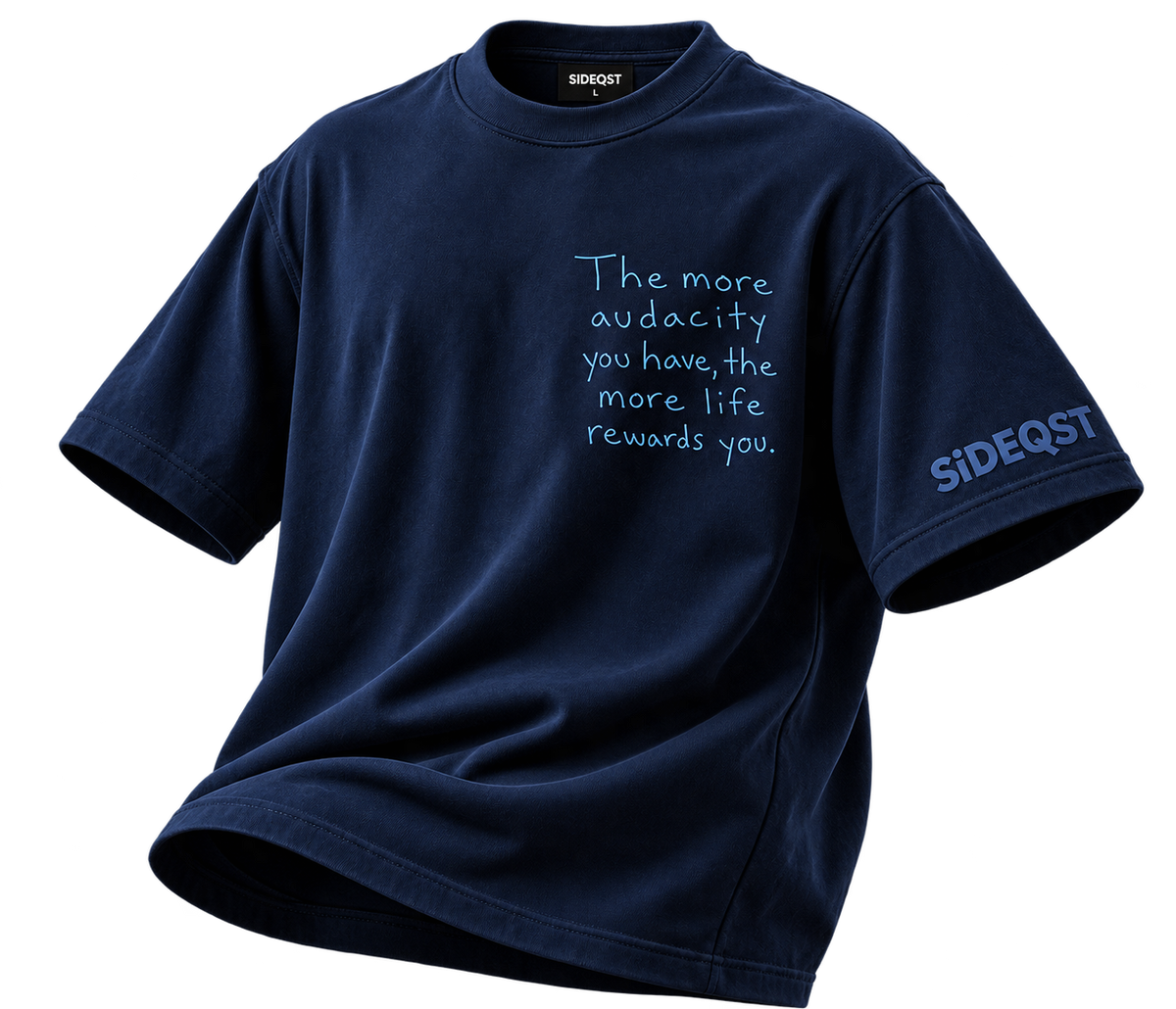 SIDEQST Audacity Tee front