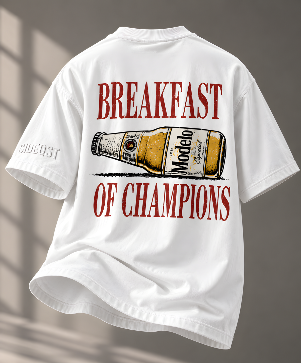SIDEQST Breakfast of Champions Tee back
