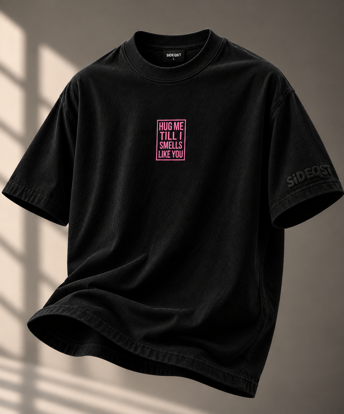 SIDEQST Hug Me Tee front