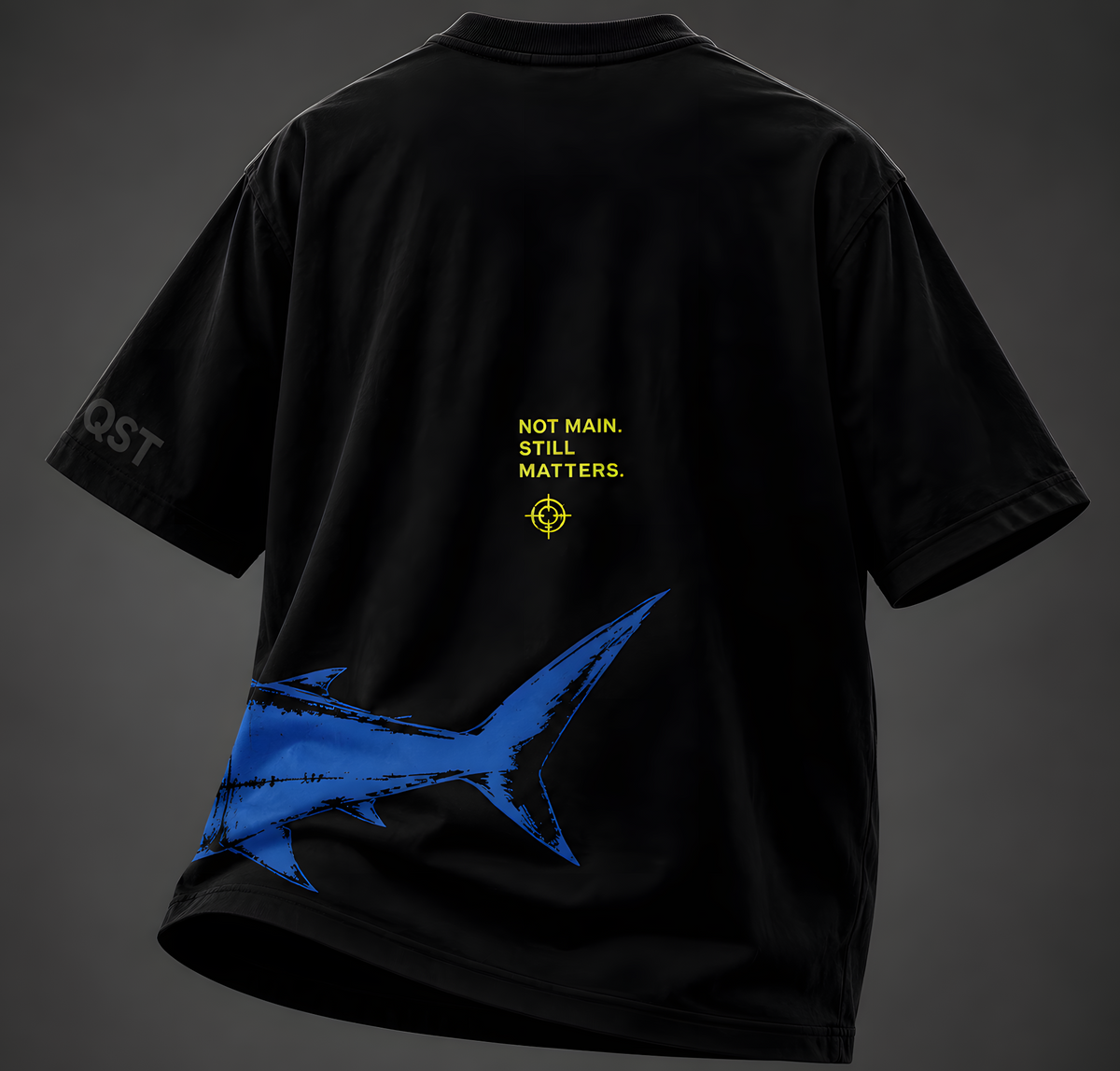 SIDEQST Shark Tee back